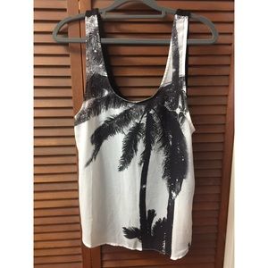 SALE NWT Palm tree tank top